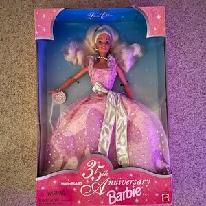 Barbie 35th Anniversary Special Edition Walmart 1997.  Mattel # 17245